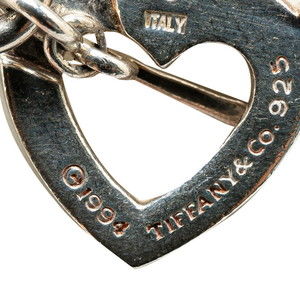 Tiffany Heart Arrow Necklace Sterling Silver